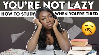 YOU’RE NOT LAZY: How to study AFTER SCHOOL when YOU'RE TIRED! 🥱📚