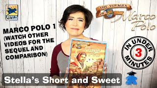 The Voyages of Marco Polo (Marco Polo 1) Board Game - Stella's Short and Sweet