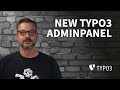 Feature Demo - New TYPO3 Admin Panel