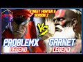 SF6 ▰ PROBLEM X ( M.BISON ) VS GARNET ( DHALSIM )  ▰ STREET FIGHTER 6