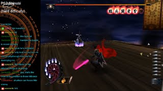 Shinobi PS2 last boss \u0026 credits (hard, hotsuma)