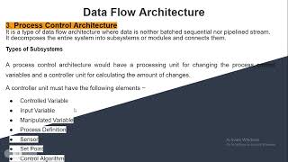 Process Control Software Architecture & Design