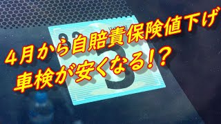 4月から車検が安くなる⁉自賠責保険改定