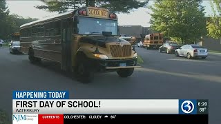 VIDEO: Waterbury students go back to school