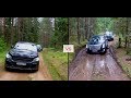 Бой японца с американцем: Cadillac Escalade VS Infiniti QX80 - тест-драйв на Селигере