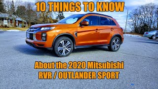 10 Things to Know About the 2020 Mitsubishi RVR / Outlander Sport