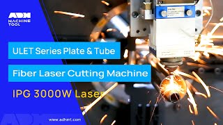 IPG 3kW Fiber Laser Cutting Machine For Plate \u0026 Tube Cutting 16mm Cutting Demo