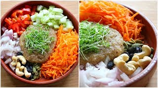 Weight Loss Salad Recipe For Dinner - Amaranth & Microgreens Salad - Healthy Salad Recipes