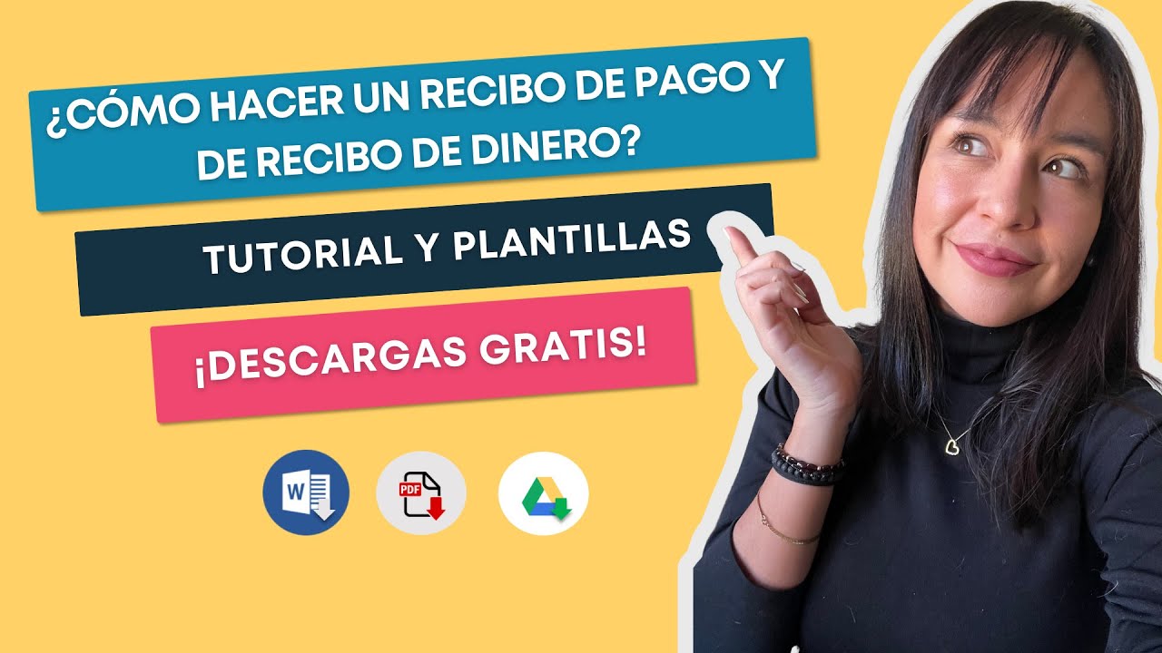 📝 ¿Cómo Hacer Un RECIBO DE PAGO Y DINERO? -【Plantillas Gratis】Word ...