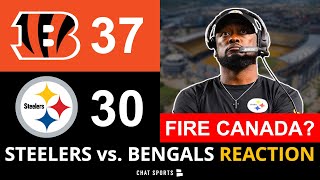IT’S OVER 🙁 Steelers News & Rumors After LOSS vs. Bengals | Kenny Pickett Struggles, Fire Canada?