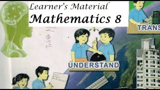 2-3 Rational Algebraic Expressions Zero and Negative Exponents Mathematics Grade 8 Learner's Mater