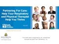 CF Foundation | Partnering for Care: Help Your Respiratory and Physical Therapist Help You Thrive