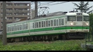 115系S12　信越本線420M　始発電車