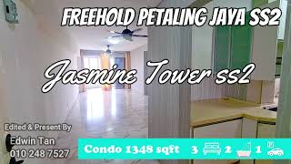 3R2B Jasmine Tower Condo SS2  Petaling jaya For Rent