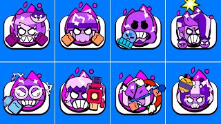 ALL 67 HYPERCHARGE PINS IN BRAWL STARS