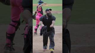 Dancing Umpire Lawn Mower Celebration | The Party Animals #shorts #dancingumpire #baseball