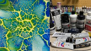 #81 Cell Activator Paint Brand Tests With Australian Floetrol | Acrylic Pour Painting | Abstract