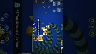 🐍 Worms Zone magic snake trap giant worm kill nonstop epic moments #shorts #trending #wormszone