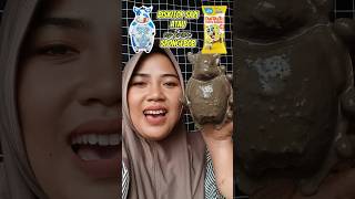 Guess Ini‼️ Cow biskitop or Spongebob ice cream #muddy snacks #challenge #trending #short #fyp