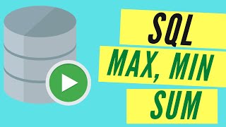 (SQL Tutorial #11) How to use SUM(), MIN(), MAX() in | SQL | Oracle?