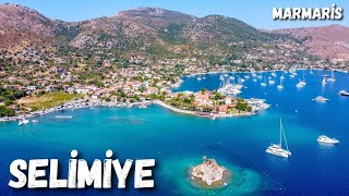 Gökyüzünden Selimiye Marmaris - Harika Dron Görüntüleriyle Marmaris Koyları - Marmaris Turkey