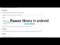 Implementing Picasso Library in Android Studio 4.0