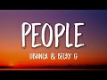 Libianca - People (Lyrics) ft. Becky G