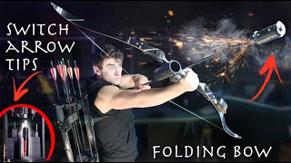 I Built Real Hawkeye Arrows, Bow, and Quiver! - Rocket Arrows, Grapple Arrows an
