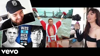 REACTING TO W2S -  RICEGUM DISS TRACK! (Fight Announcement)