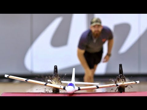 Airplane Trick Shots | Dude Perfect Airplane Trick Shots | Dude Perfect