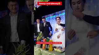 KELIN KUYOV XAZILI TOYNI BUZVORDI #wedding #trend #youtubeshorts