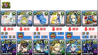 【パズドラ】神々の聖跡 転生アテナ  NON  降臨！   剛剣の蒼戦帝・ロイヤルオーク