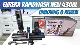 Eureka RapidWash Cordless Smart Wet/ Dry Vacuum Mop Self Cleaning NEW430BL REVIEW \u0026 UNBOXING