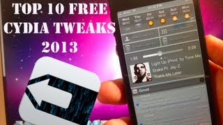 Top 10 Free Cydia Tweaks & Apps 2013 - iPhone, iPod