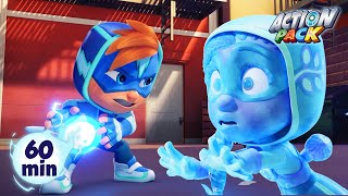 All my Friends are Frozen! Watts power unlocked!  | Action Pack 🦸 | Action Cartoons For Kids