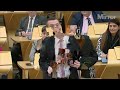 douglas ross scolded for using prop in fmqs