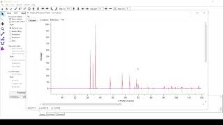 How to Simulate XRD Pattern in VESTA Software