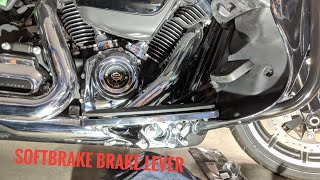 Better Brake Feel and More Space | Harley Davidson Touring SoftBrake Extended Brake Lever Install