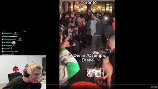 xQc Reacts to $10K Drake Look-Alike Contest Winner was a Woman