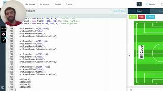 355Code - Soccer Game! Written in Javascript by Mr. Meer
