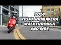 2024 Vespa Primavera Walkthrough and Ride