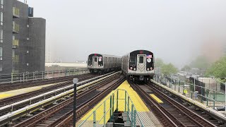 NYC Subway | R160B Siemens (Q) Trains @ Ocean Parkway