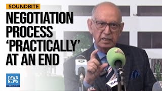 Negotiation Process At An End Amid PTI’s Absence From 4th Round: Irfan Siddiqui | Dawn News English