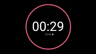 29 Second Countdown Timer / iPhone Timer Style
