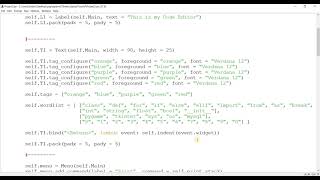 Making a Code Editor in Tkinter [Project 6]
