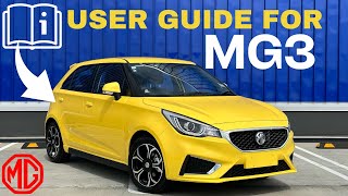 MG3 MG 3 Core / Excite / Exclusive Complete Owner's Manual | Full Handover Walkthrough