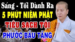 Sáng - Tối Dành Ra 5 Phút Niệm Phật Giúp Giảm Nghiệp Tội, Phước Báu Tăng | Sư Cô Thích Nữ Như Lan