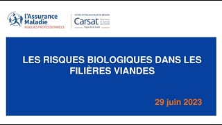 Prévenir les risques biologiques dans les filières viandes