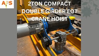 2 TON COMPACT DOUBLE GIRDER EOT CRANE