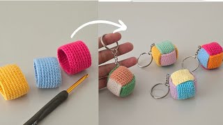 Turn a Simple Crochet Ball Into a Trendy Car Ornament or Keychain! ✨